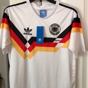 1990 Klinsmann Germany Home World Cup Jersey - MED
